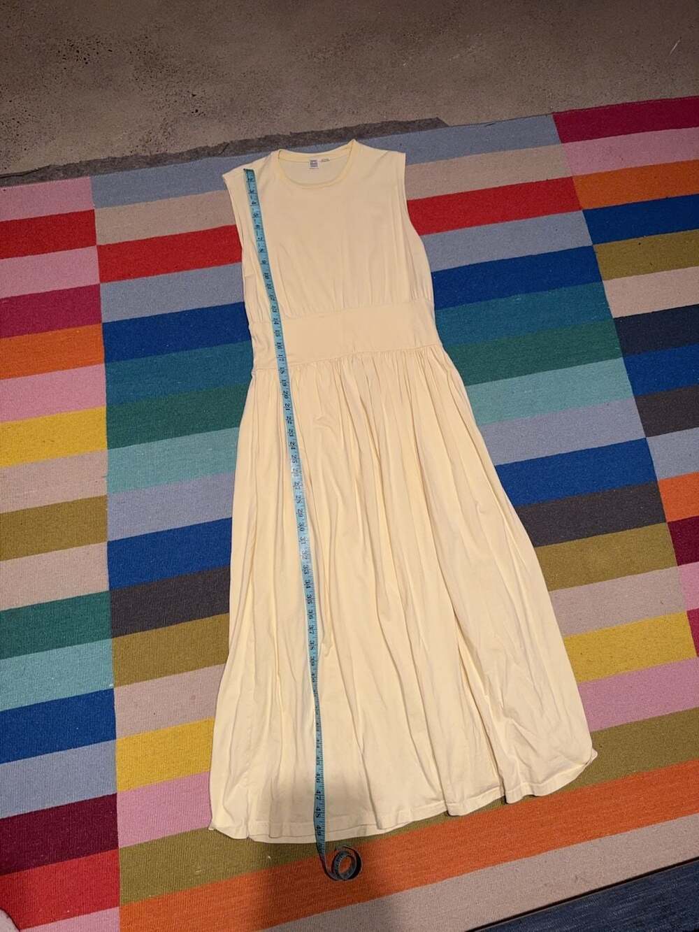Toteme Sleeveless Cotton Tee Dress, Size M - Picture 2 of 6